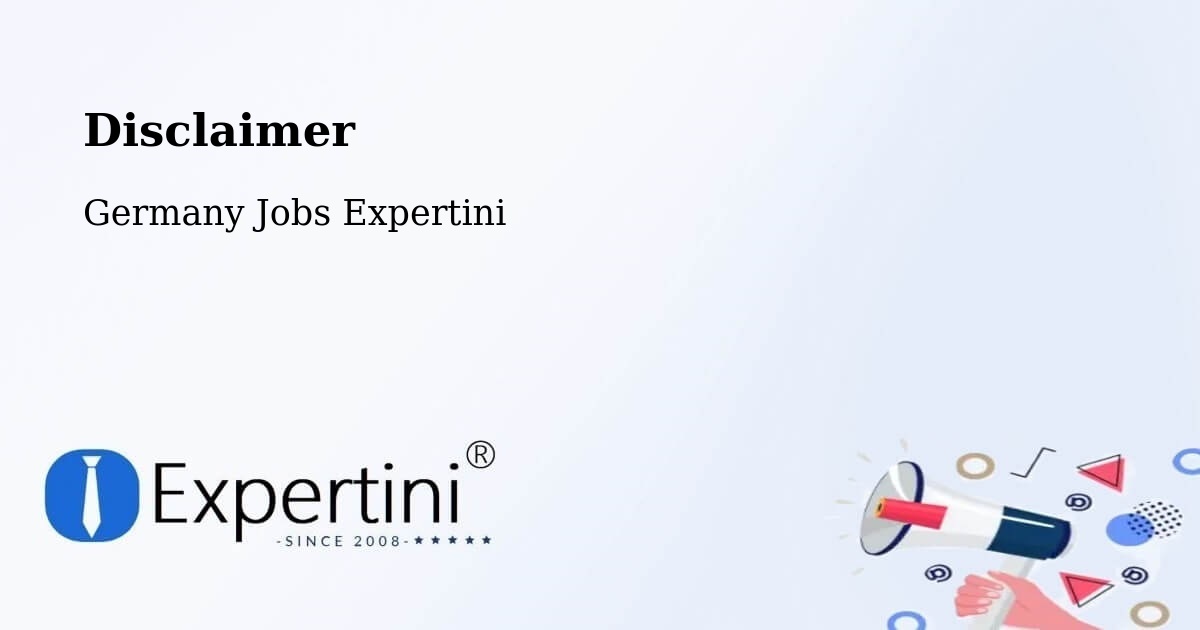 Disclaimer – Marl - Germany Jobs Expertini