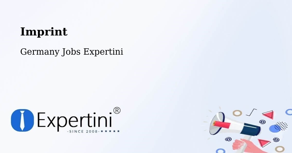 Imprint – Marl - Germany Jobs Expertini